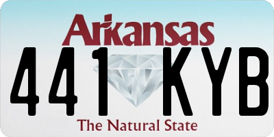AR license plate 441KYB
