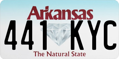 AR license plate 441KYC