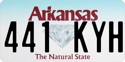 AR license plate 441KYH