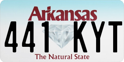 AR license plate 441KYT