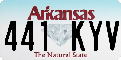 AR license plate 441KYV