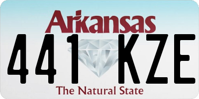 AR license plate 441KZE