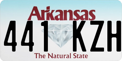 AR license plate 441KZH