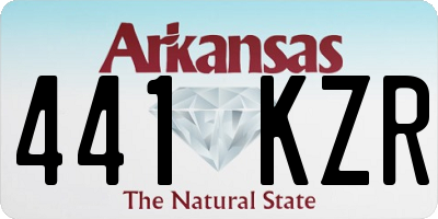 AR license plate 441KZR