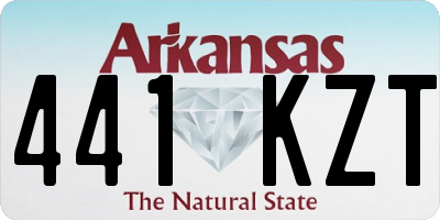 AR license plate 441KZT