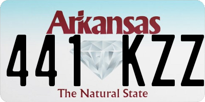 AR license plate 441KZZ