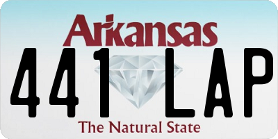 AR license plate 441LAP