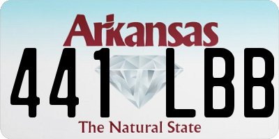 AR license plate 441LBB