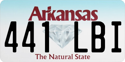 AR license plate 441LBI