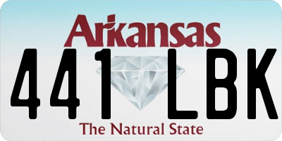AR license plate 441LBK