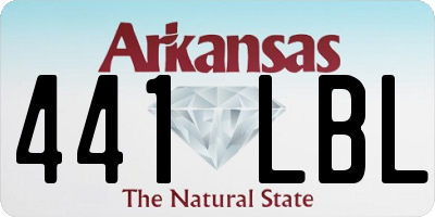AR license plate 441LBL