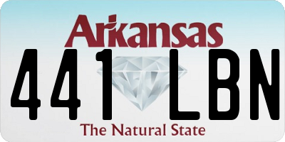 AR license plate 441LBN