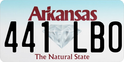 AR license plate 441LBO