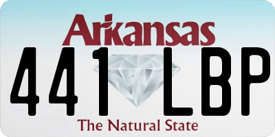 AR license plate 441LBP