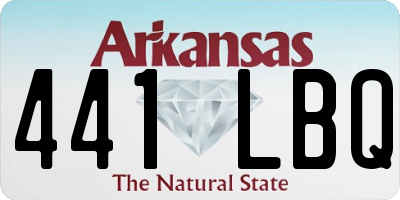 AR license plate 441LBQ