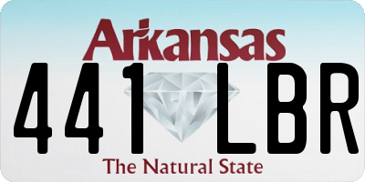 AR license plate 441LBR