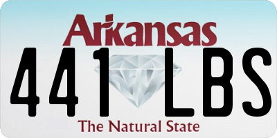 AR license plate 441LBS