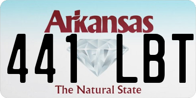AR license plate 441LBT