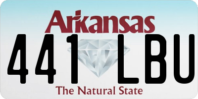 AR license plate 441LBU