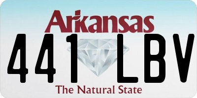 AR license plate 441LBV