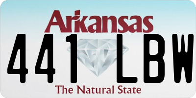 AR license plate 441LBW