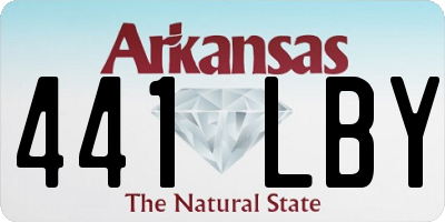 AR license plate 441LBY