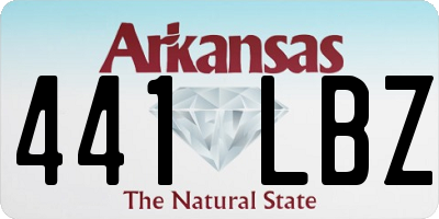 AR license plate 441LBZ