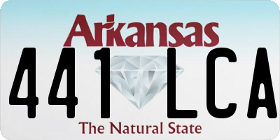 AR license plate 441LCA