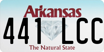 AR license plate 441LCC