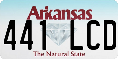 AR license plate 441LCD