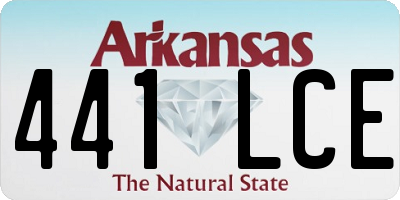 AR license plate 441LCE