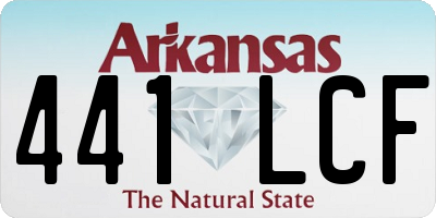 AR license plate 441LCF