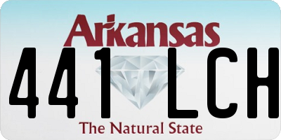 AR license plate 441LCH