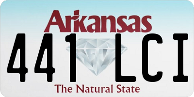 AR license plate 441LCI