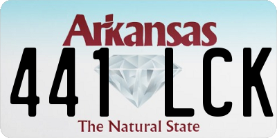 AR license plate 441LCK