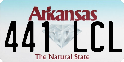AR license plate 441LCL