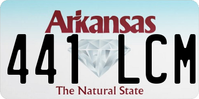 AR license plate 441LCM