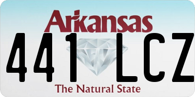 AR license plate 441LCZ