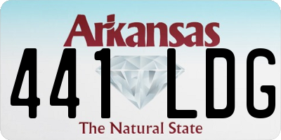 AR license plate 441LDG