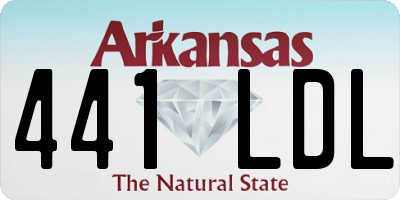 AR license plate 441LDL