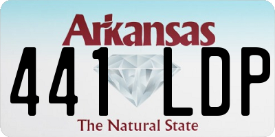 AR license plate 441LDP