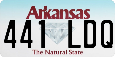 AR license plate 441LDQ
