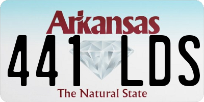 AR license plate 441LDS