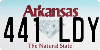 AR license plate 441LDY