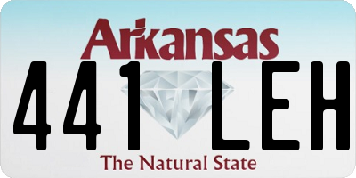 AR license plate 441LEH