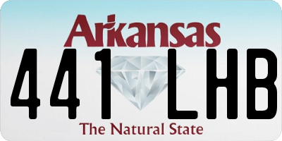 AR license plate 441LHB