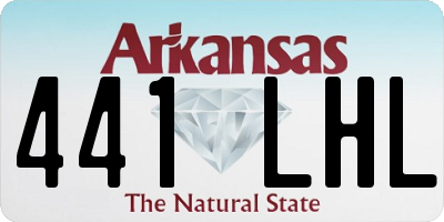 AR license plate 441LHL