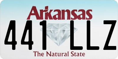 AR license plate 441LLZ