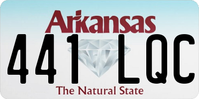 AR license plate 441LQC