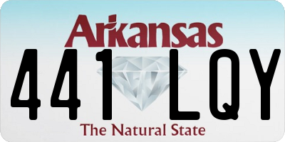 AR license plate 441LQY